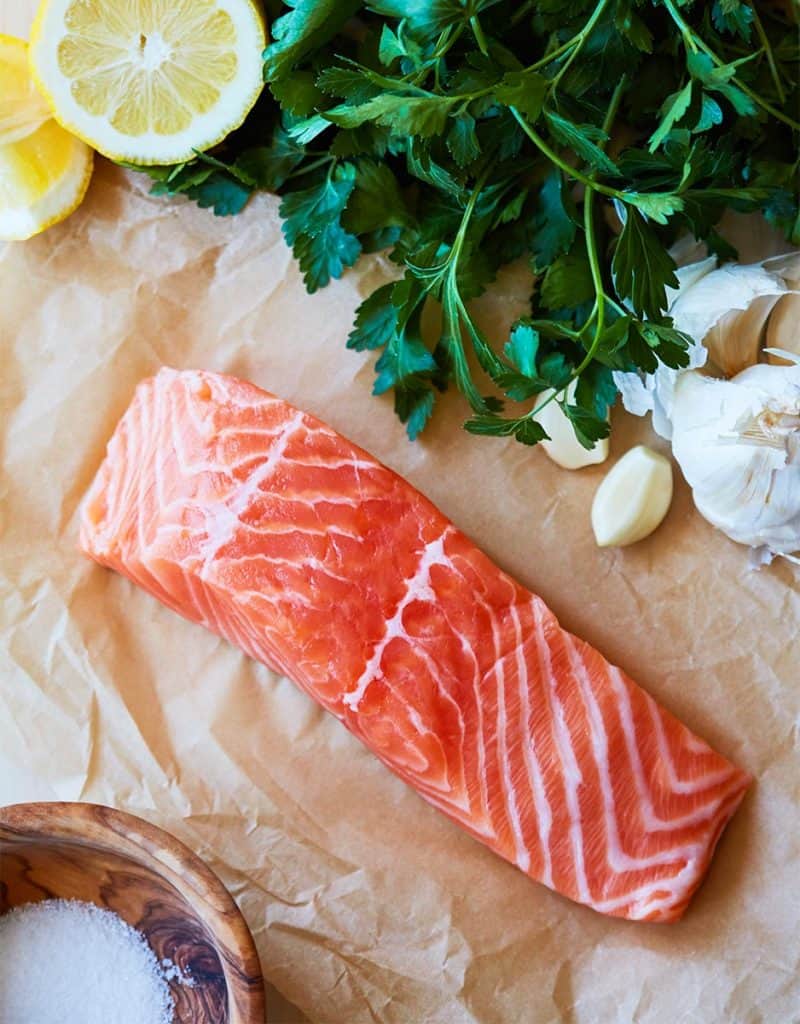 Skillet Salmon in Lemon Butter Ingredients