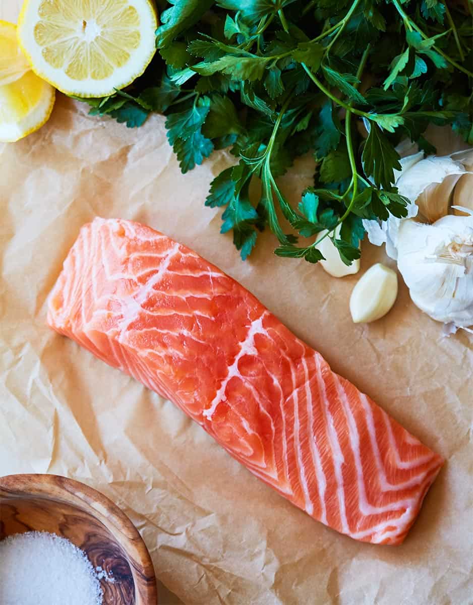 Skillet Salmon with Garlic Lemon Butter Sauce - Cooking With Coit