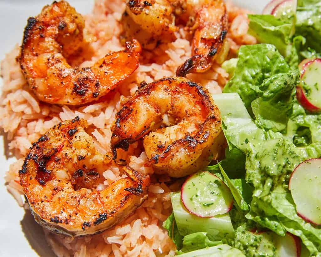 Mexican Style Shrimp and Rice