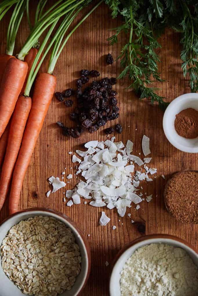 Carrot Cake Oatmeal Cookies Ingredients