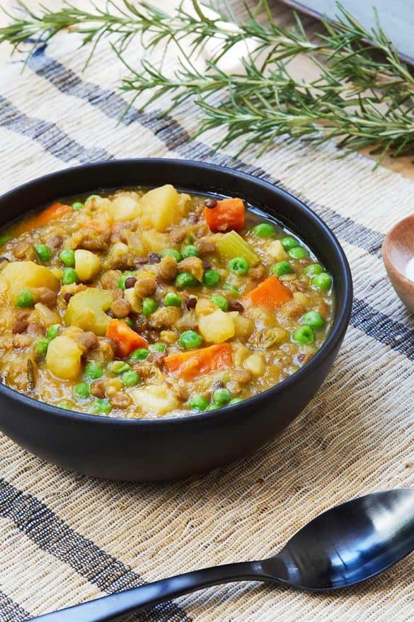 Vegan Lentil Stew - Cooking With Coit