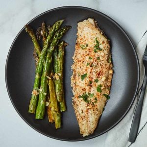 Sheet Pan Lemon Garlic Sole