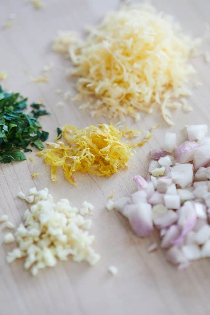 Skillet Broccoli Black Rice Ingredients