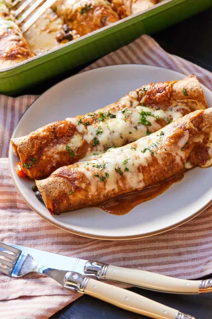 Vegetarian Enchiladas - Cooking With Coit