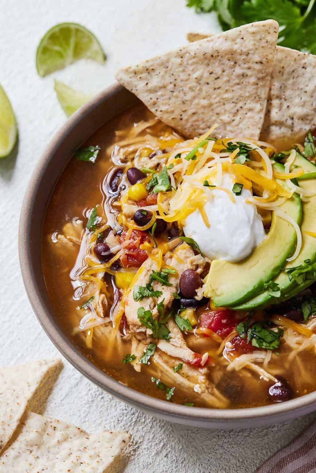 Instant Pot Chicken Tortilla Soup - Cooking With Coit
