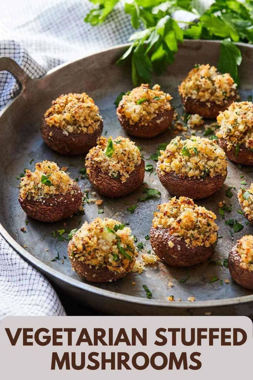 Vegetarian Stuffed Mushrooms - Cooking With Coit