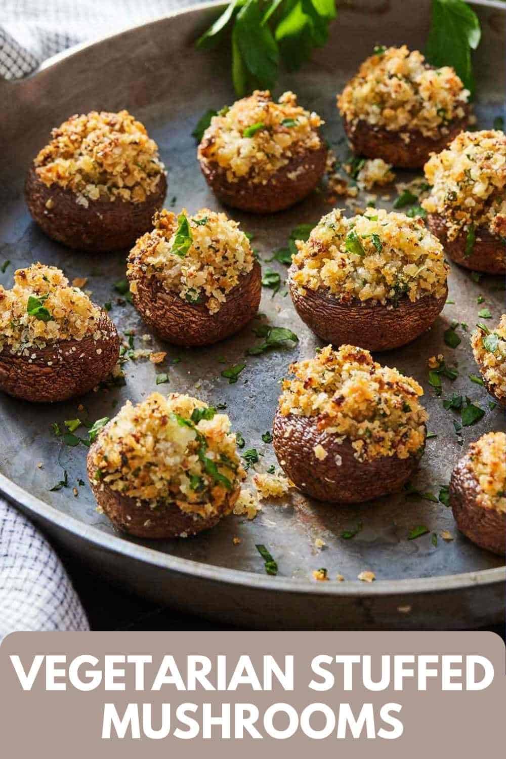Vegetarian Stuffed Mushrooms - Cooking With Coit