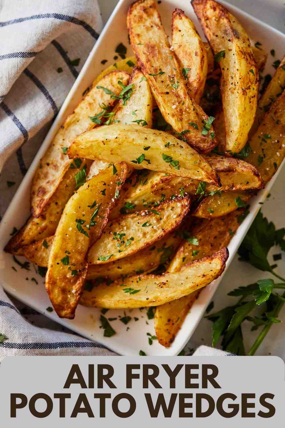 Air Fryer Potato Wedges Cooking With Coit