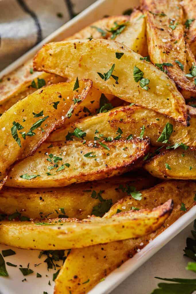 Air Fryer Potato Wedges - Cooking With Coit