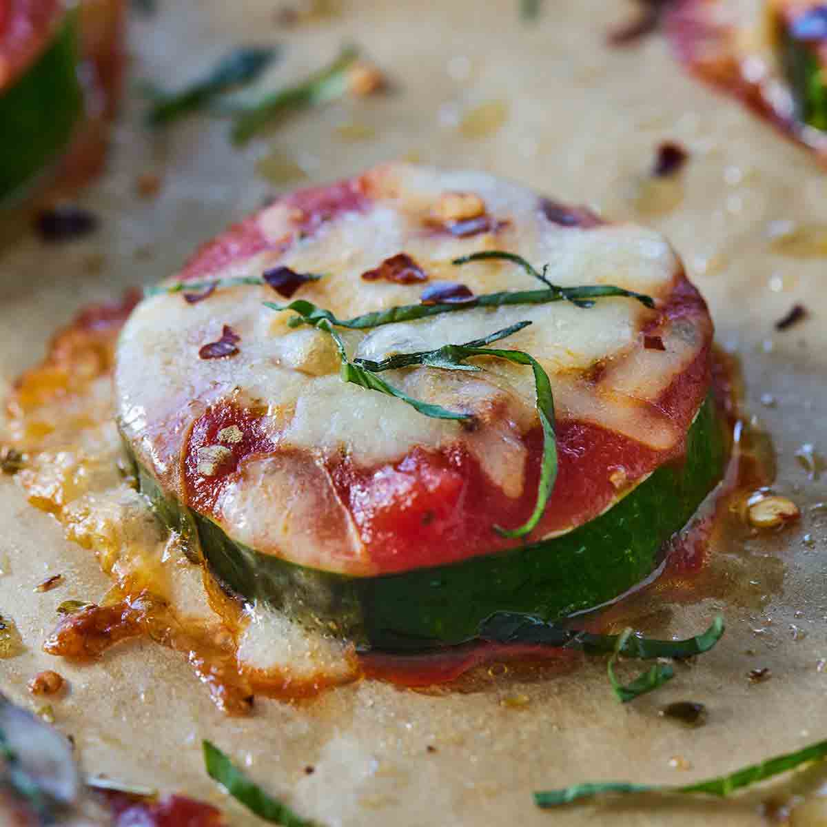 Zucchini Pizza Bites - Cooking With Coit