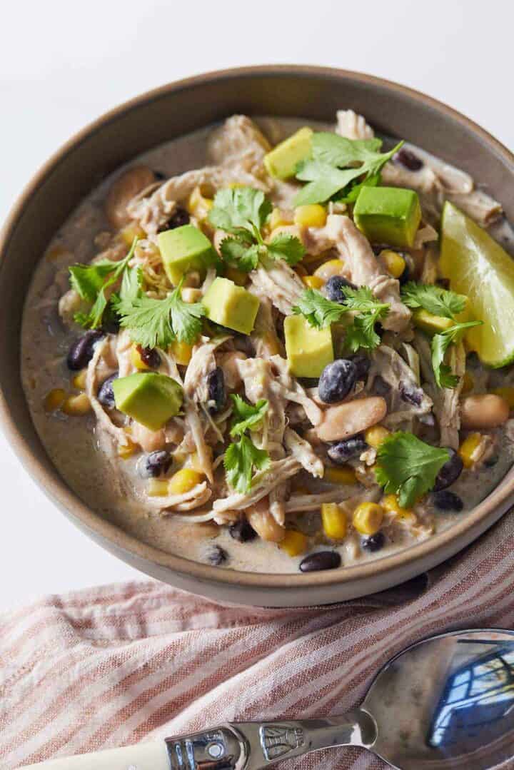 Instant Pot White Chicken Chili Cooking With Coit