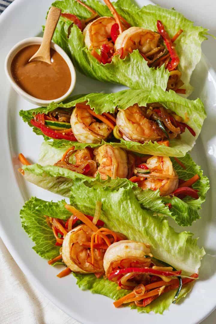 Shrimp Lettuce Wraps - Cooking With Coit