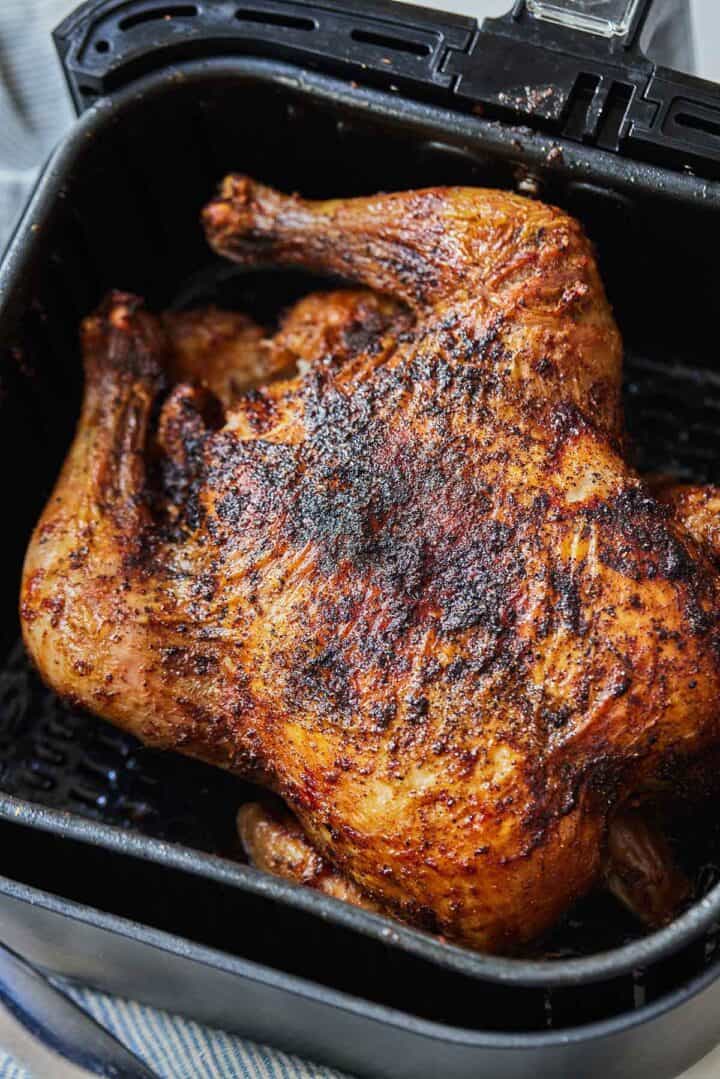 Air Fryer Whole Chicken - Cooking With Coit