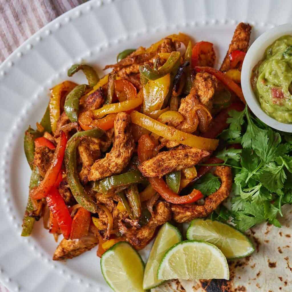 Air Fryer Chicken Fajitas - Cooking With Coit