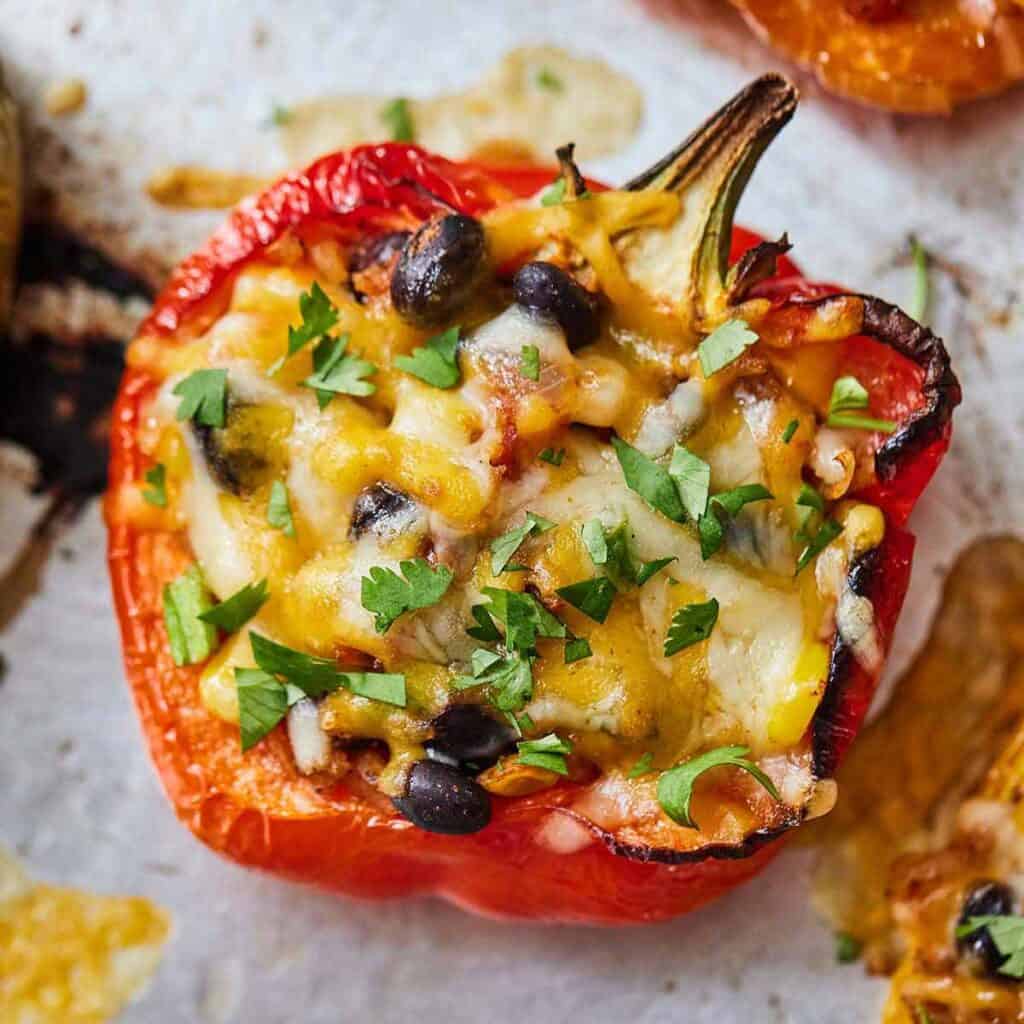 Vegetarian Stuffed Peppers - Cooking With Coit