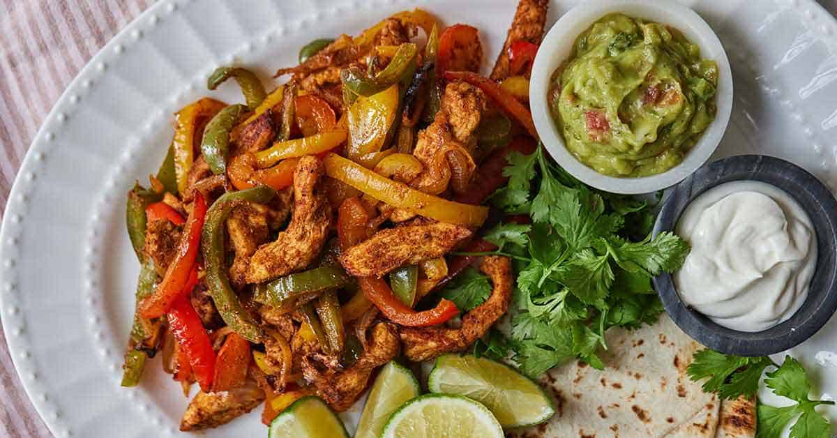 Air Fryer Chicken Fajitas - Cooking With Coit