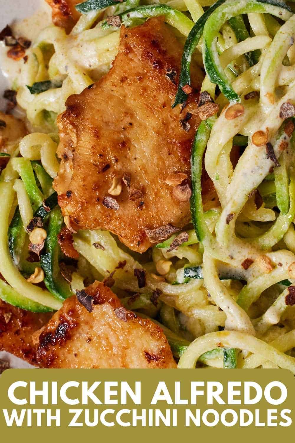 Chicken Alfredo with Zucchini Noodles Cooking With Coit