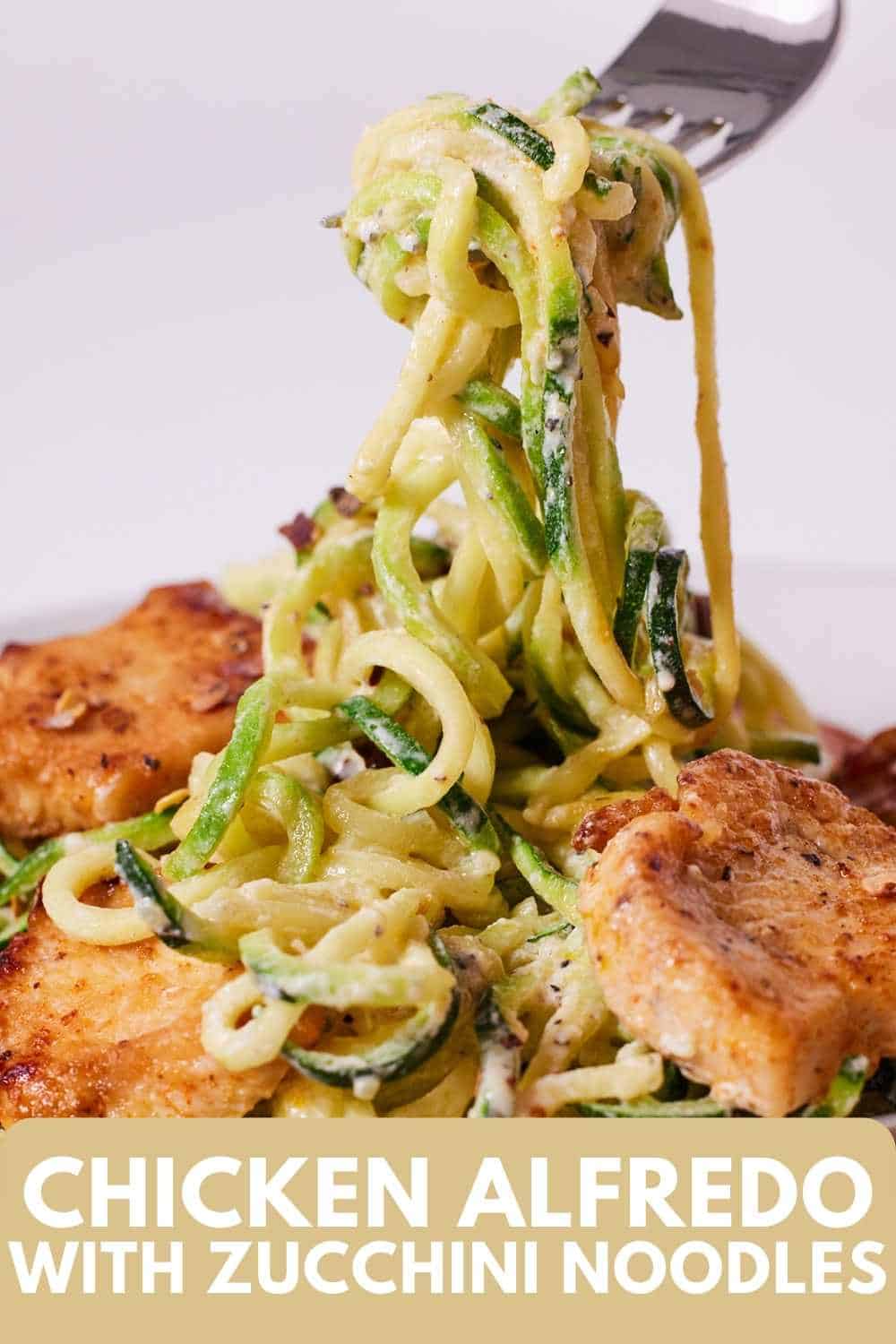 Chicken Alfredo with Zucchini Noodles Cooking With Coit