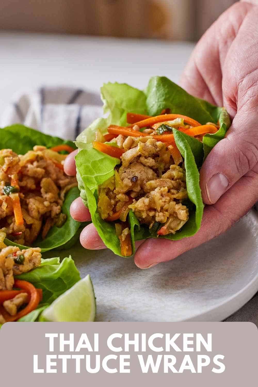 Thai Chicken Lettuce Wraps - Cooking With Coit