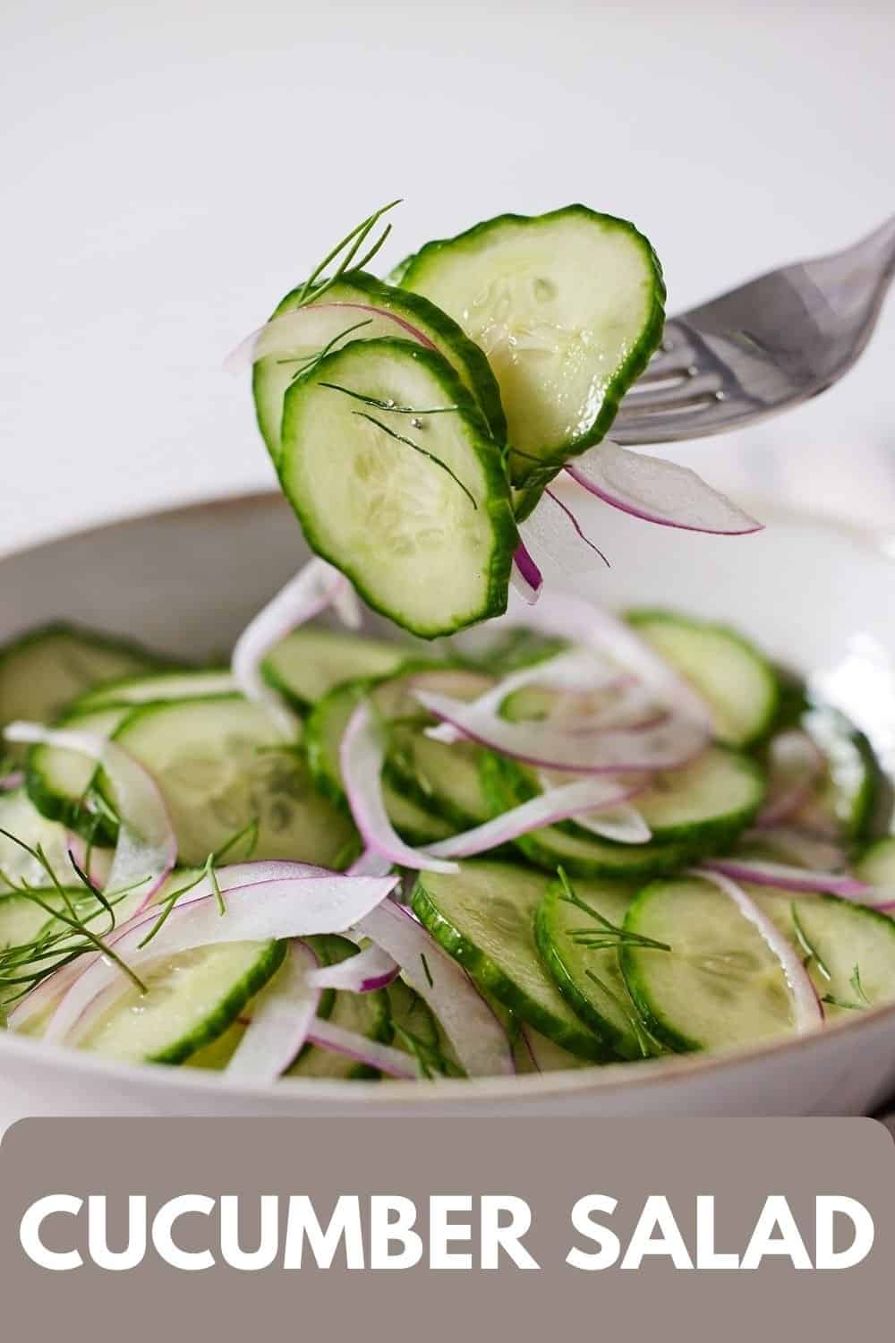 Cucumber Salad - Cooking With Coit