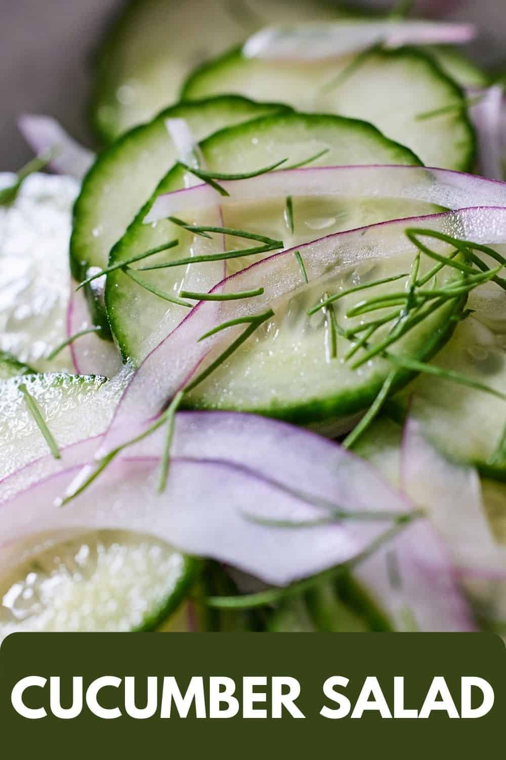 Cucumber Salad - Cooking With Coit