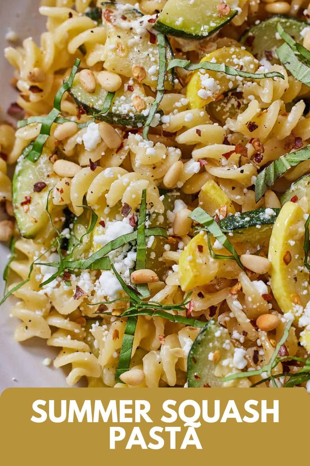 Summer Squash Pasta - Cooking With Coit