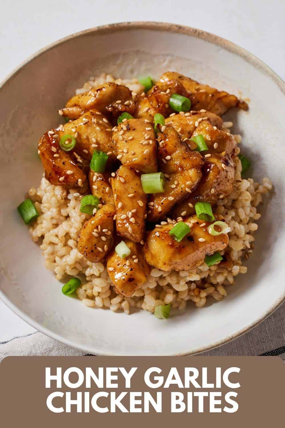 Honey Garlic Chicken Bites - Cooking With Coit