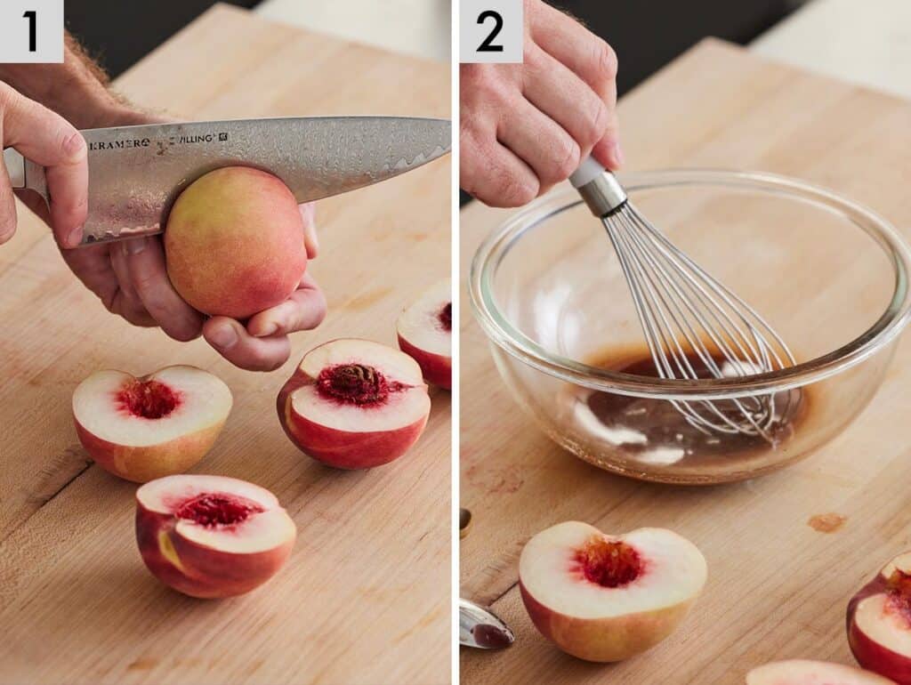 Grilled Peaches Cooking With Coit