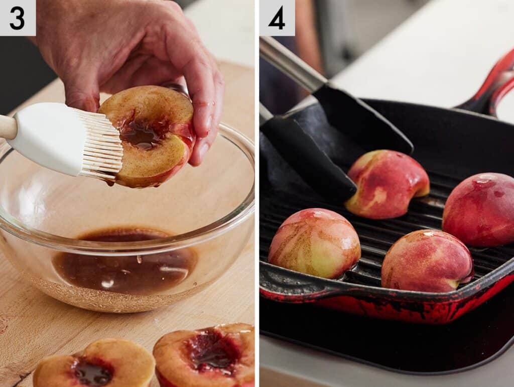 Grilled Peaches Cooking With Coit