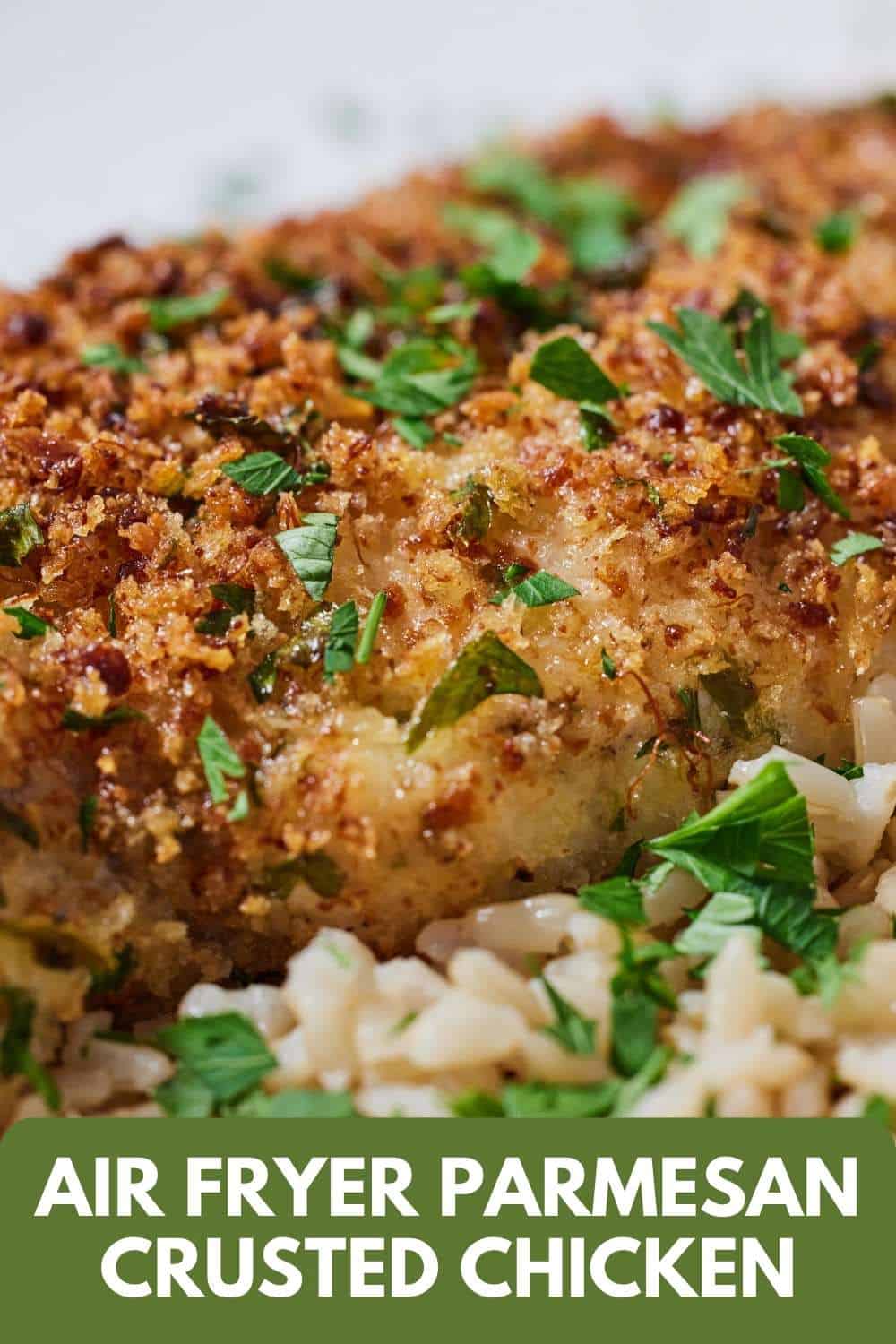 Air Fryer Parmesan Crusted Chicken Cooking With Coit