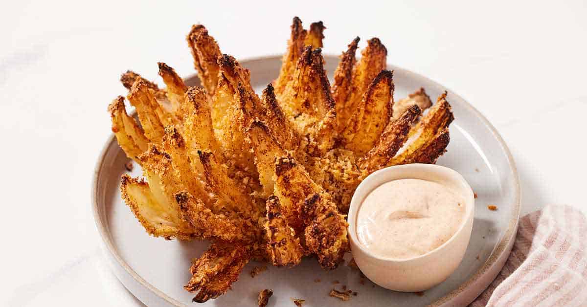 Air Fryer Blooming Onion Cooking With Coit