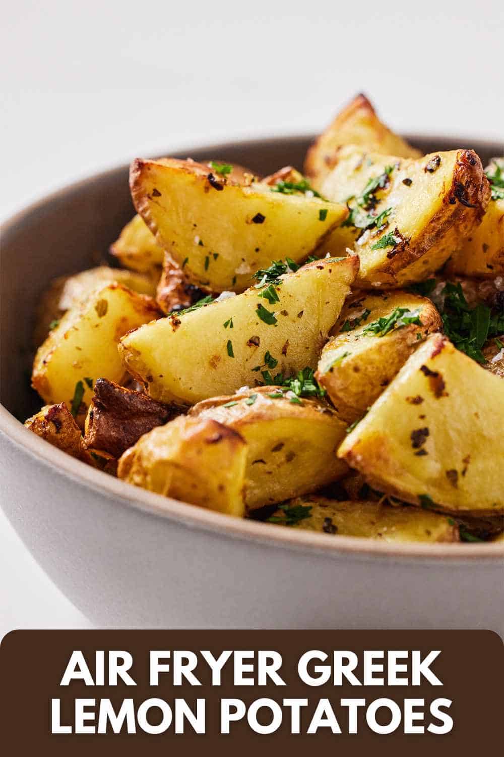 Air Fryer Greek Lemon Potatoes Cooking With Coit