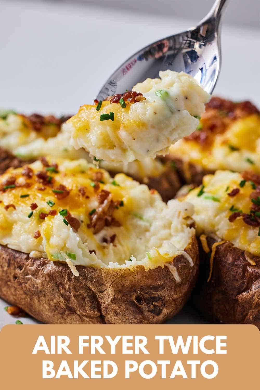 Air Fryer Twice Baked Potato Cooking With Coit