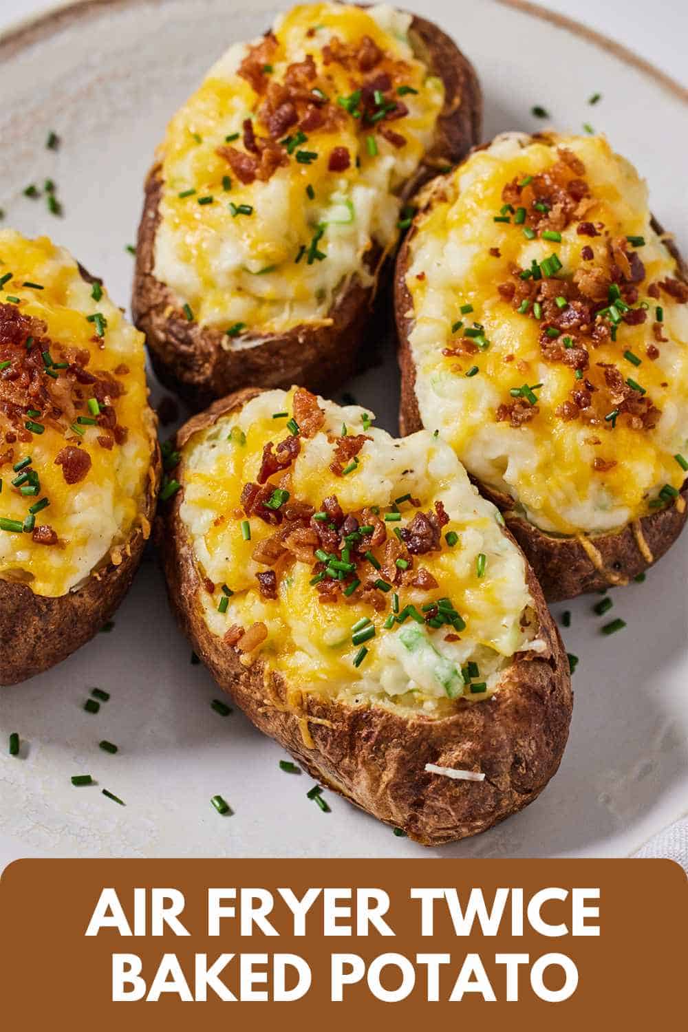 Air Fryer Twice Baked Potato Cooking With Coit 