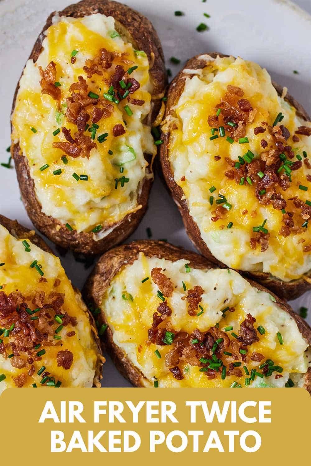 Air Fryer Twice Baked Potato Cooking With Coit
