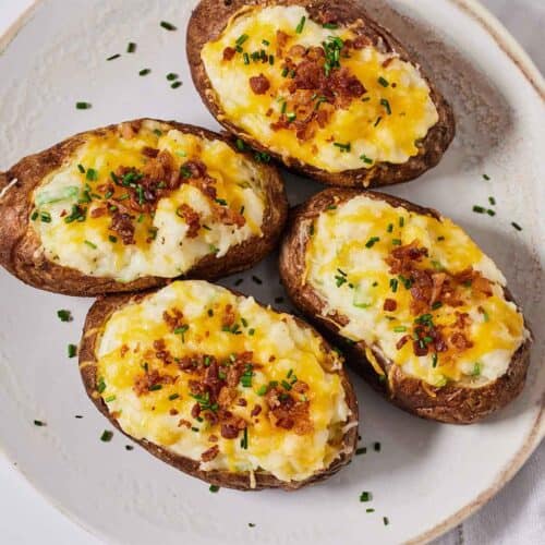 Air Fryer Twice Baked Potato - Cooking With Coit