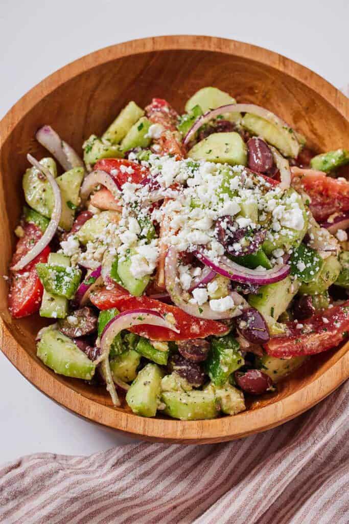 Avocado Greek Salad Cooking With Coit