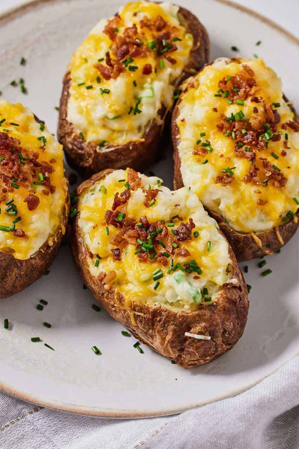 Air Fryer Twice Baked Potato - Cooking With Coit